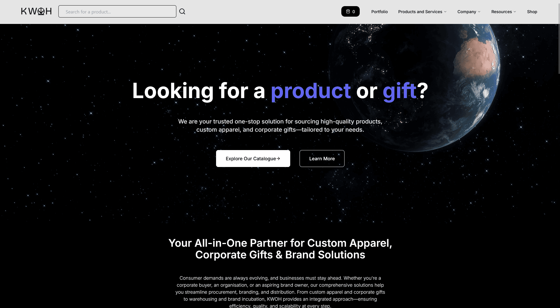 KWOH Distributions — Storefront & Admin Platform